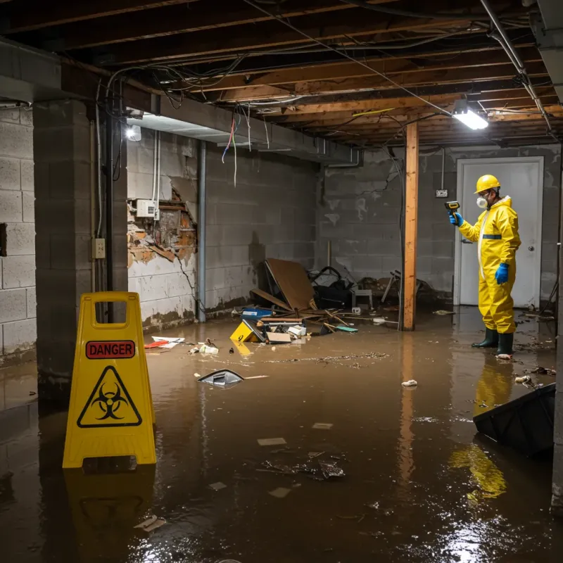 Flooded Basement Electrical Hazard in Waipio, HI Property